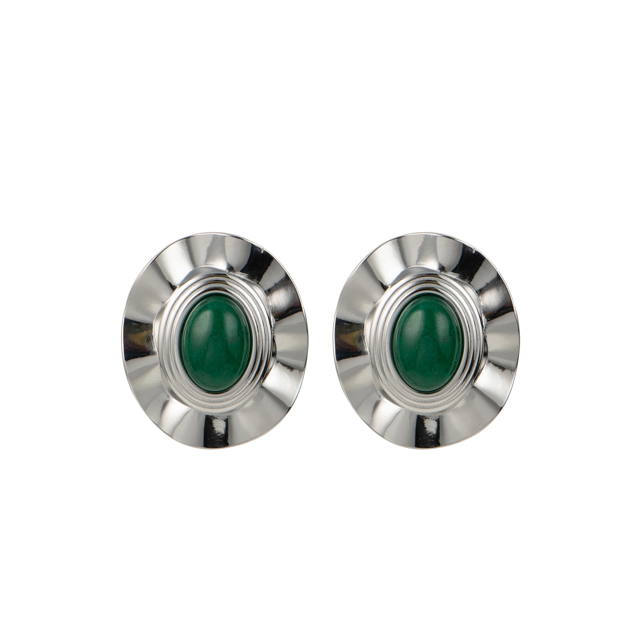 Orecchini - Orecchini Cleo Silver - VERDE