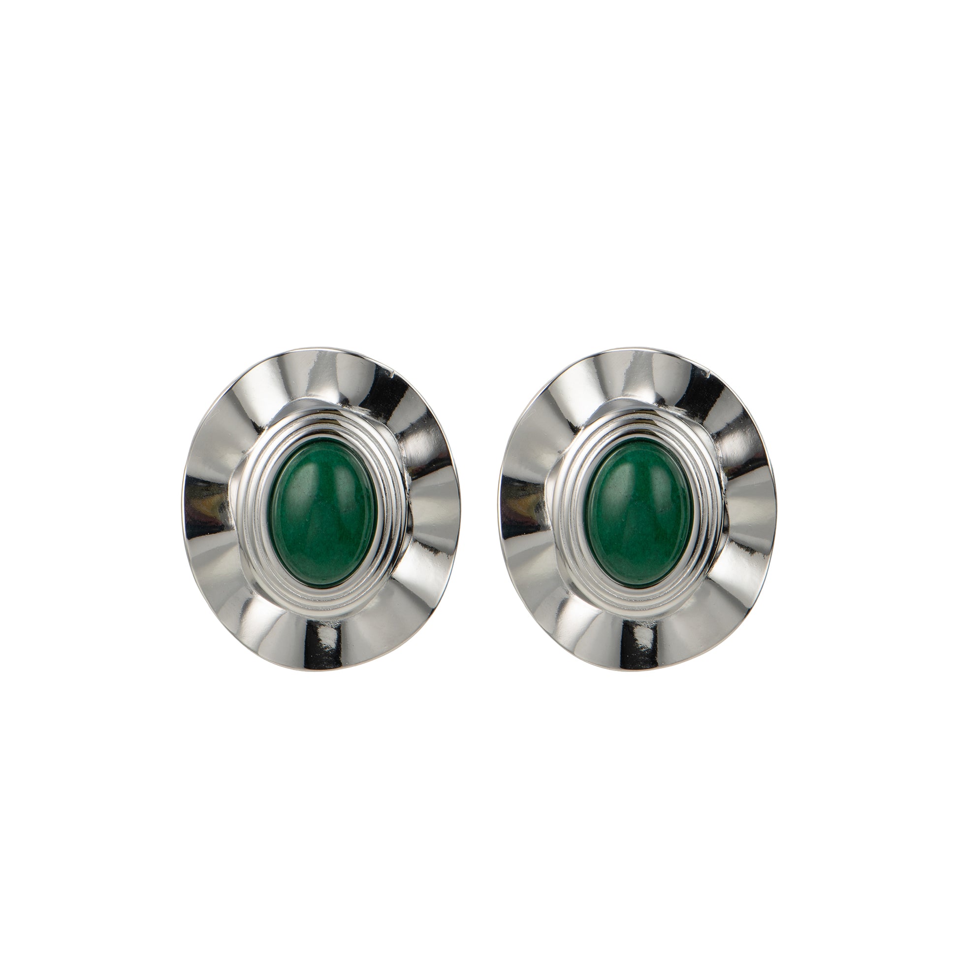 Orecchini - Orecchini Cleo Silver - VERDE