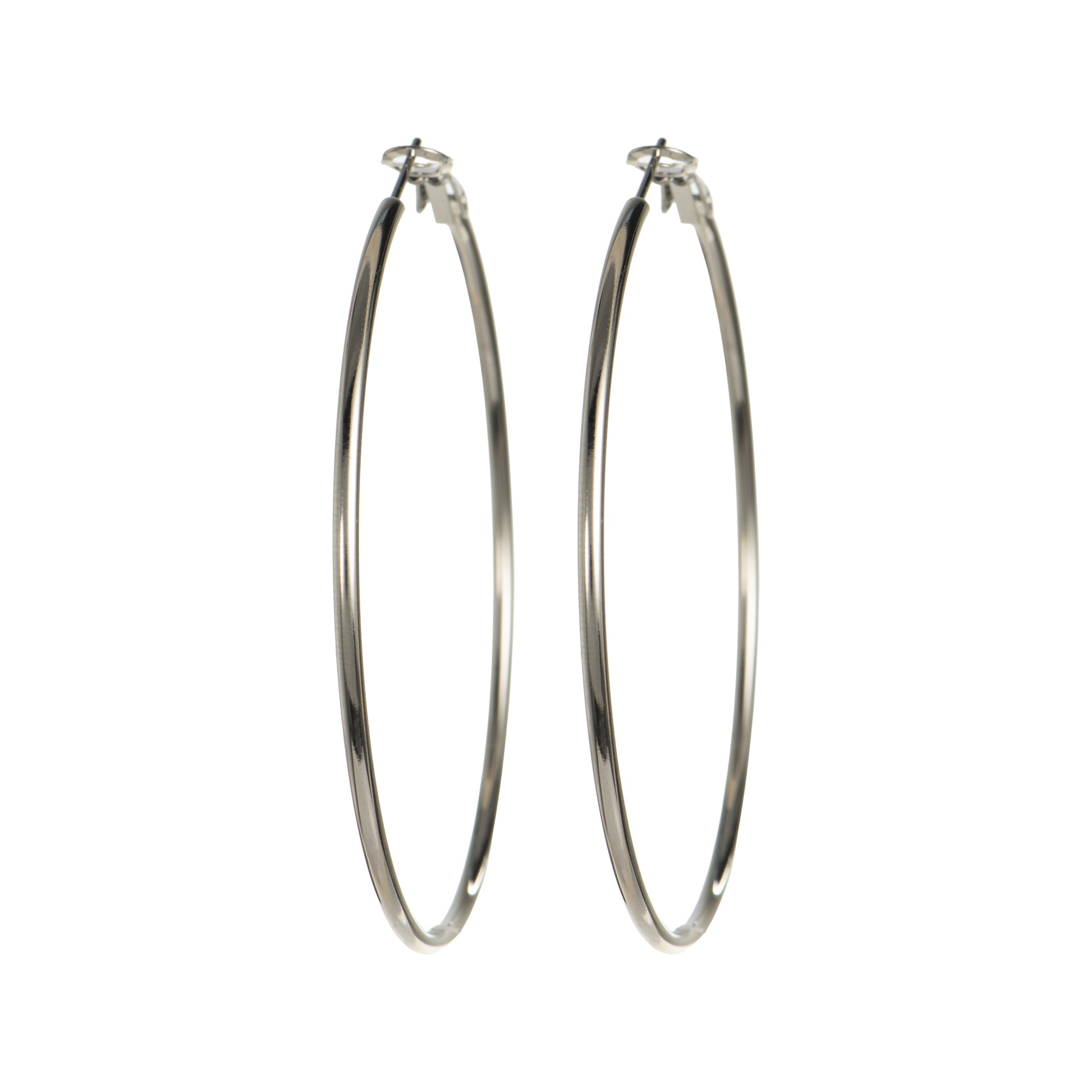 Orecchini Cerchio Silver - 55 mm