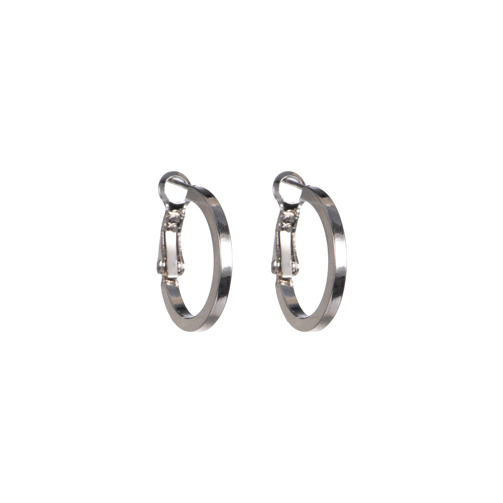 Orecchini a cerchio - Orecchini Hoops Essential Silver