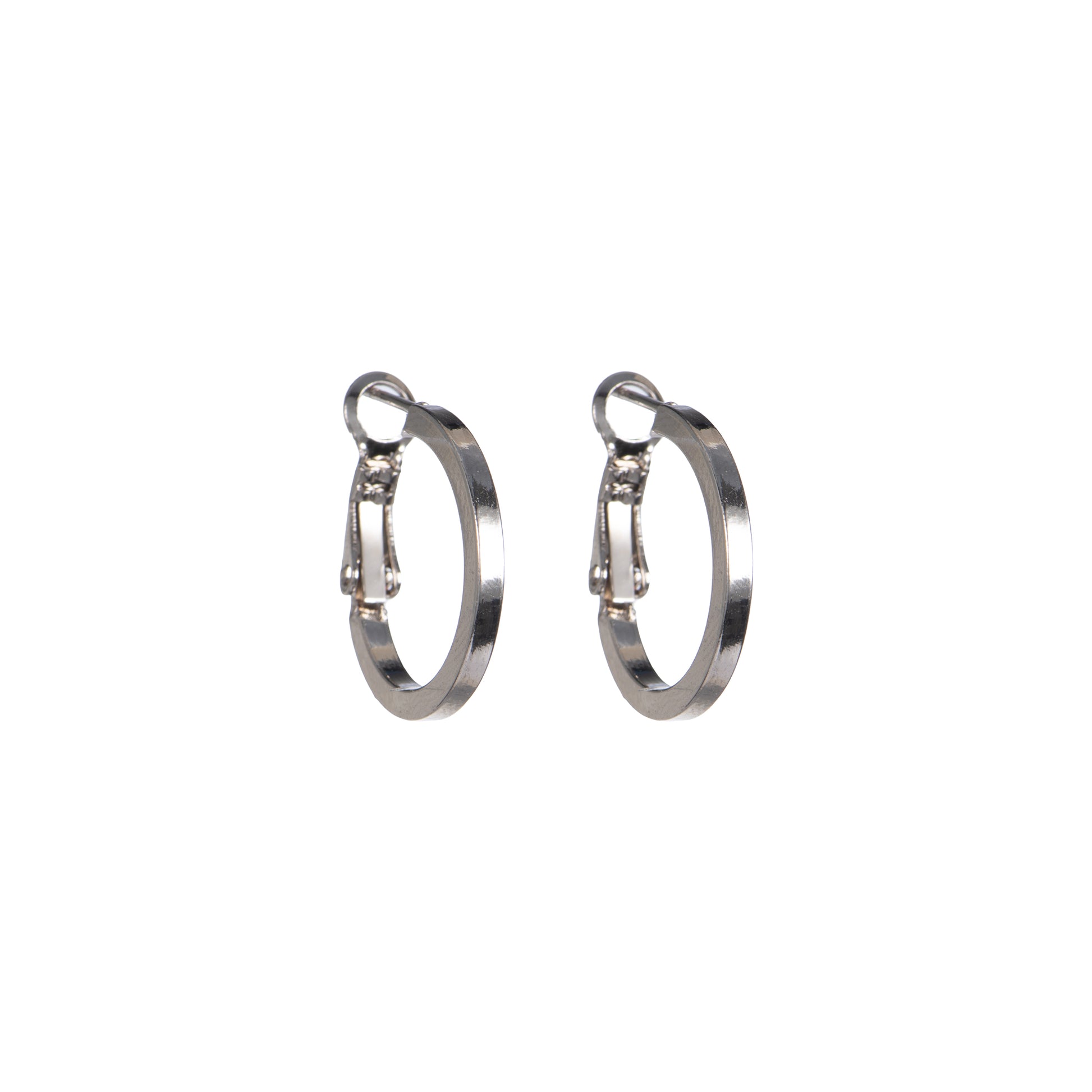 Orecchini a cerchio - Orecchini Hoops Essential Silver