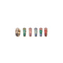 Orecchini a cerchio dorato - Orecchini Candy Hoop Set – Bold & Vibrant Edition