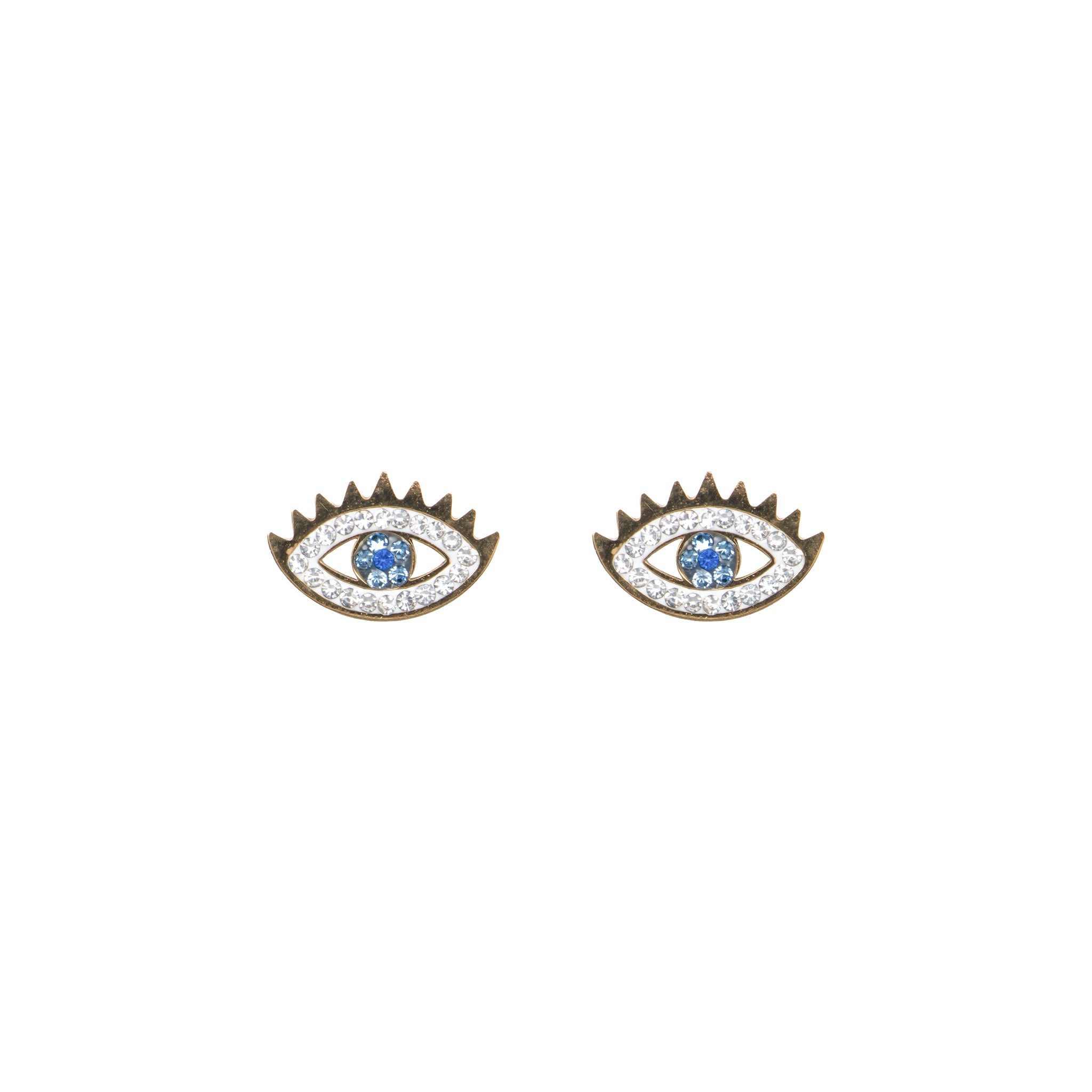 Orecchini con cuore dorato - Orecchini Golden Mystic Eye