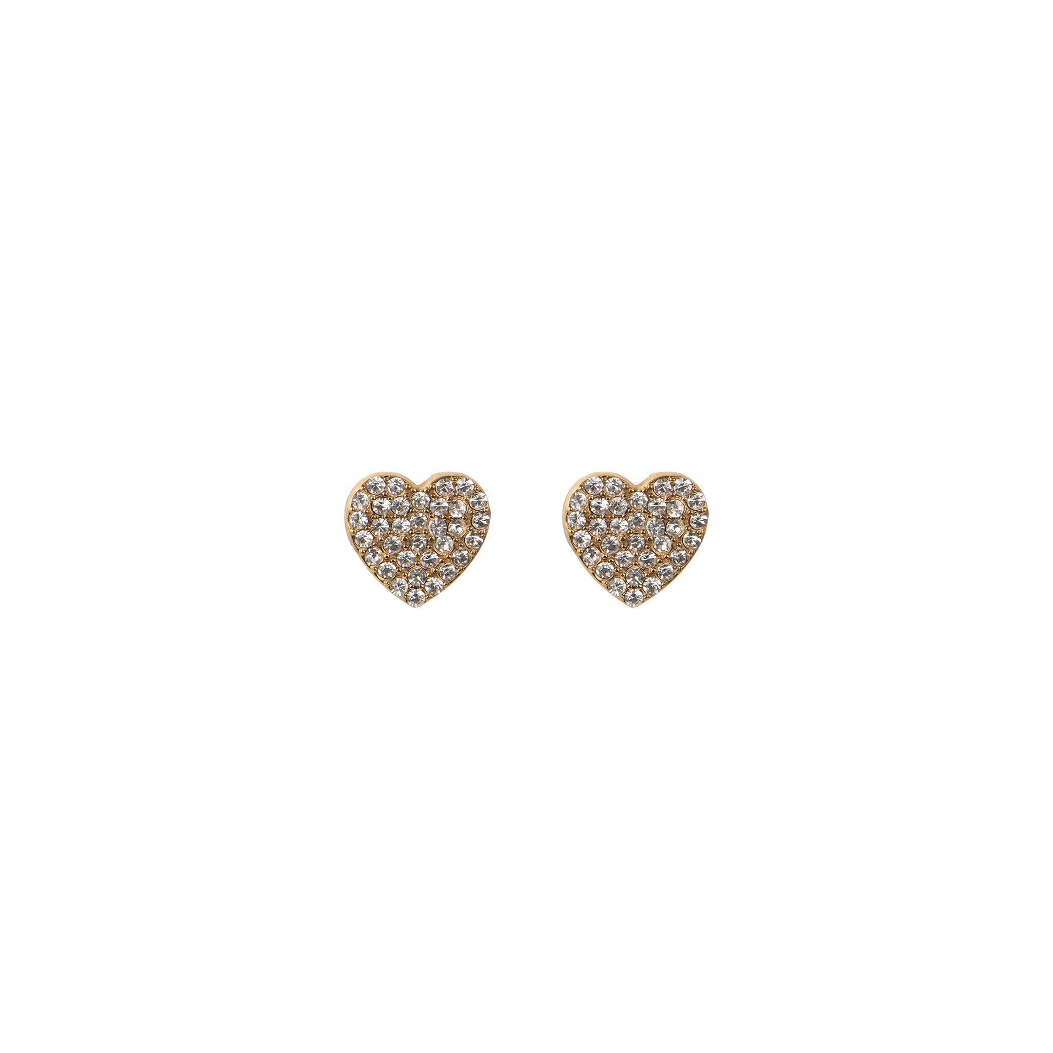 Orecchini con cuore dorato - Orecchini Little Hearts Gold