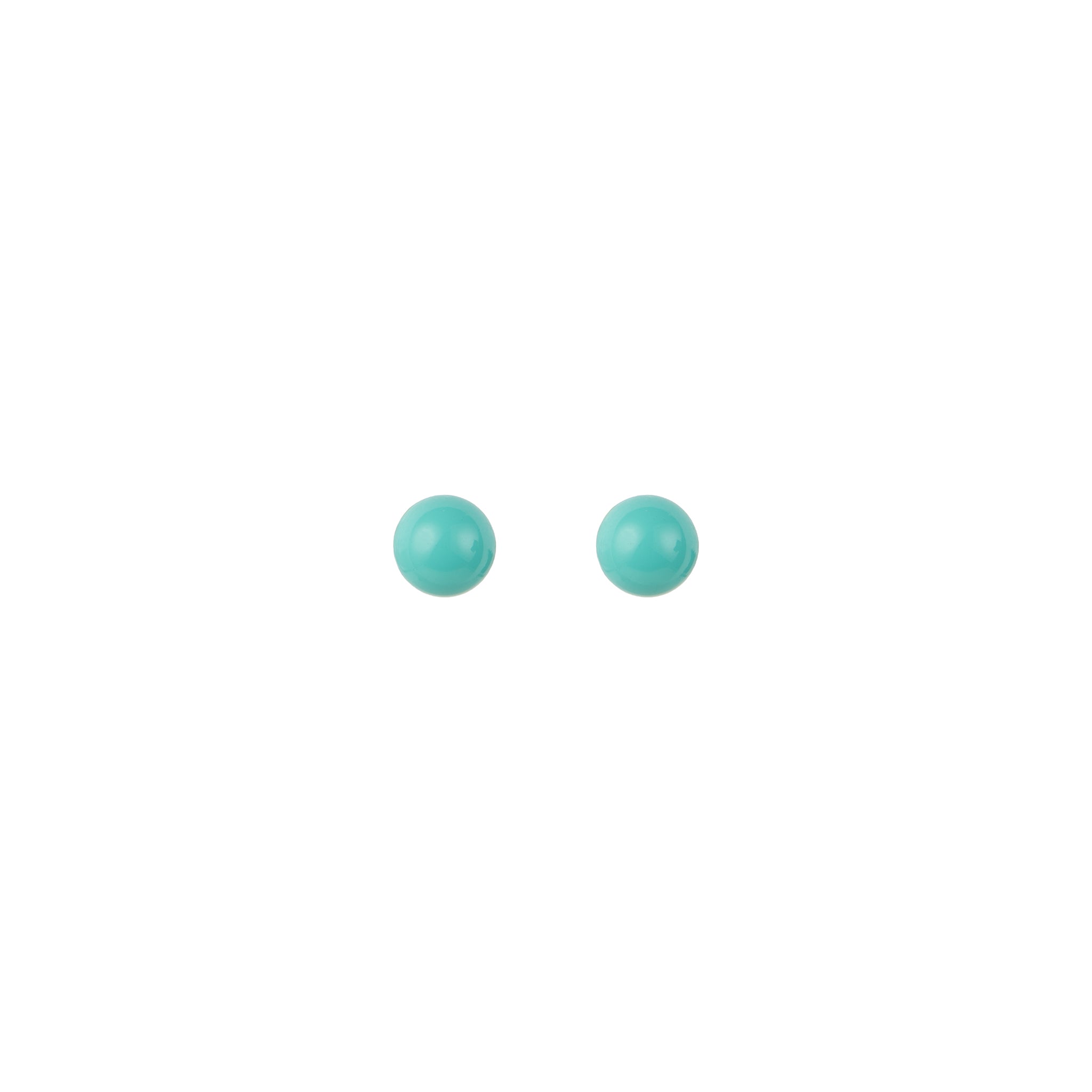 Orecchini dorato - Orecchini Pearl Turquoise small - PICCOLI