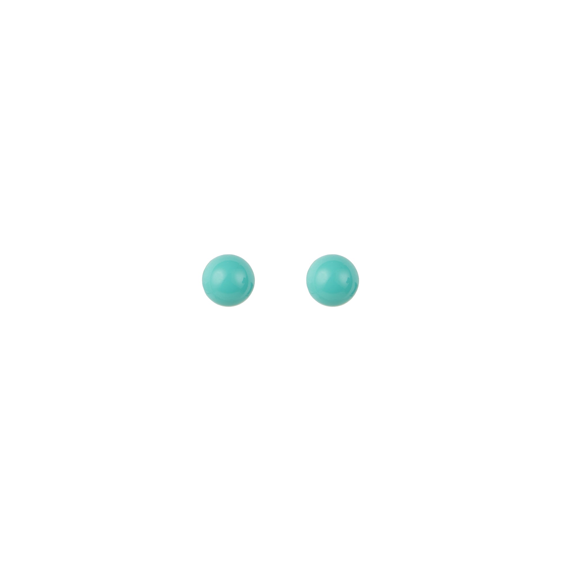 Orecchini dorato - Orecchini Pearl Turquoise small - PICCOLI