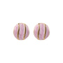 Orecchini dorato - Orecchini Pink Lines