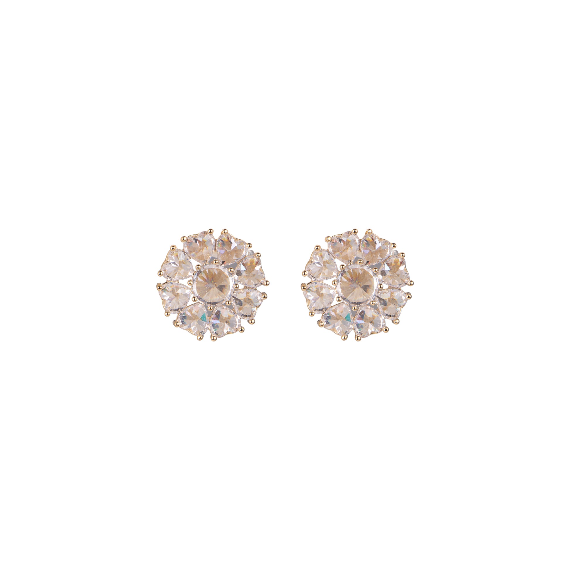 Orecchini dorato - Orecchini Solar Glow Stud