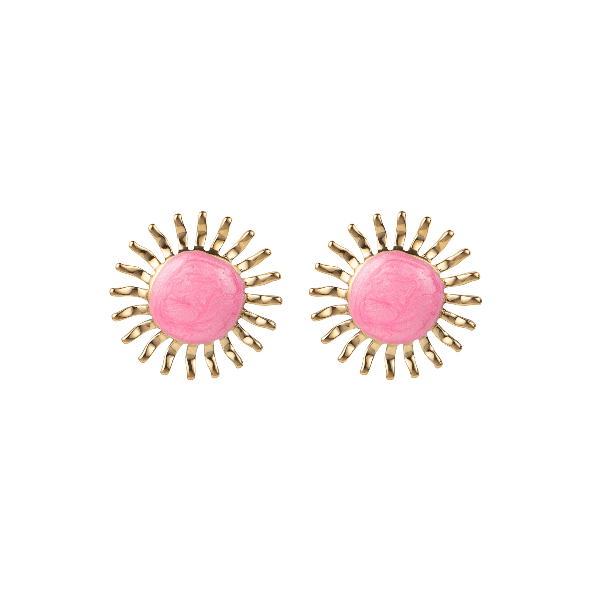Orecchini dorato - Orecchini Sun Gold - ROSA