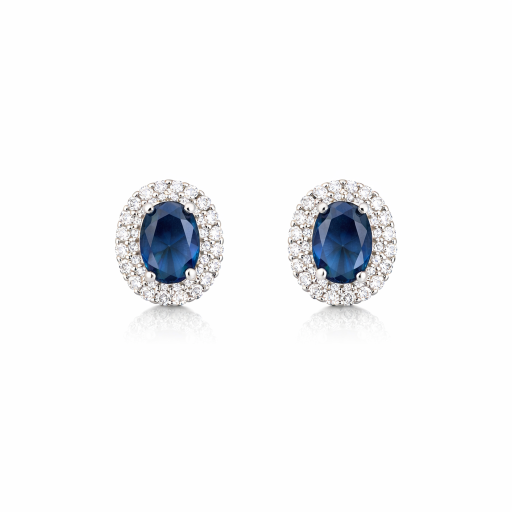 Orecchini in argento 925 - Orecchini Luce Eterna Blue Royal