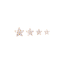Orecchini in argento 925 - Orecchini Stars Gold