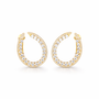 Orecchini in argento 925 con zirconi - Orecchini Infinite Glimmer Arches