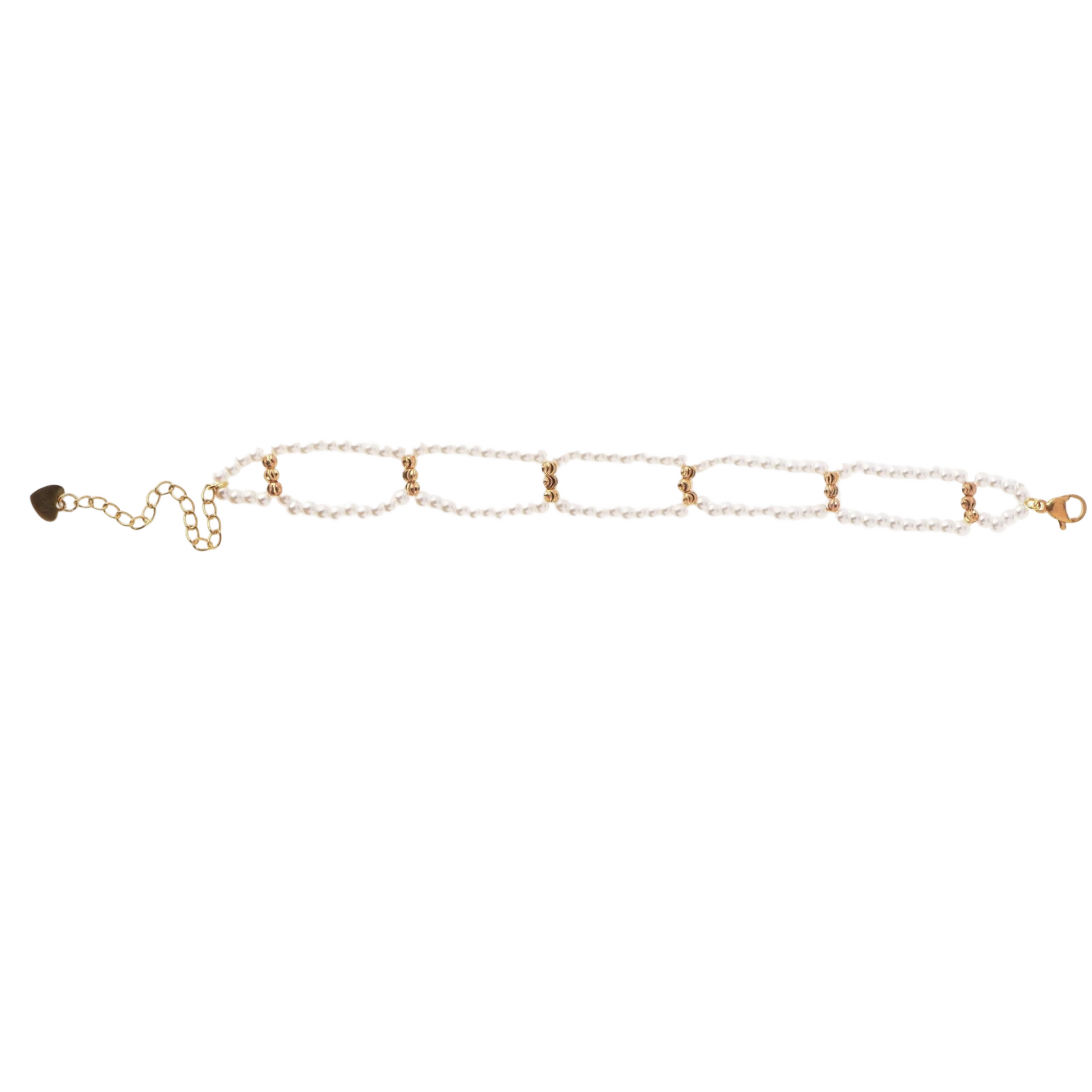 Bracciale dorato - Bracciale Perle
