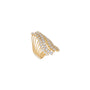 Anello in argento 925 con zirconi - Anello Gold Diva Glow