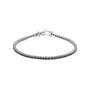 Gioiello in argento 925 con zirconi - Tennis Silver Black S