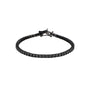 Gioiello in argento 925 con zirconi - Tennis Total Black