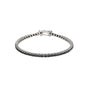 Gioiello in argento 925 con zirconi - Tennis Silver Black M