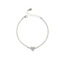 Gioiello pendenti con cuore in argento 925 con zirconi - Barcciale Argento 925 Pure Heart