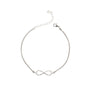 Gioiello pendenti con cuore in argento 925 con zirconi - Barcciale Argento 925 Infinity Light