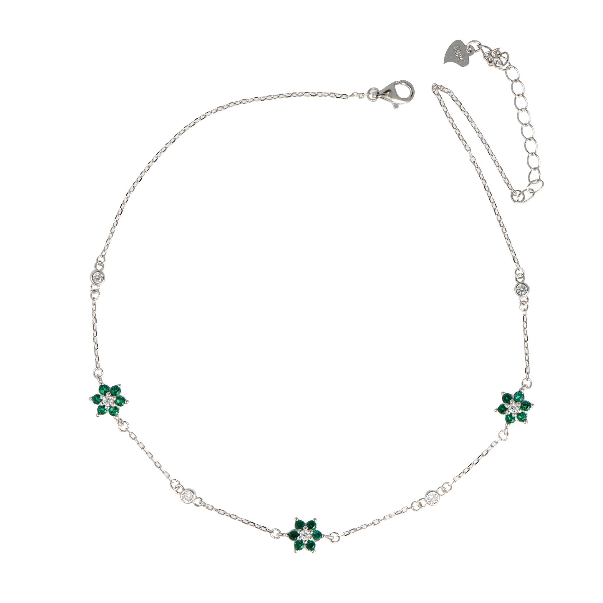 Collana in argento 925 con zirconi - Collana Silver Little Stars