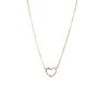 Collana pendenti con cuore in argento 925 con zirconi - Collana Luce del Cuore