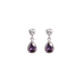 Orecchini pendenti con cuore in argento 925 con zirconi - Orecchini Essenza 925