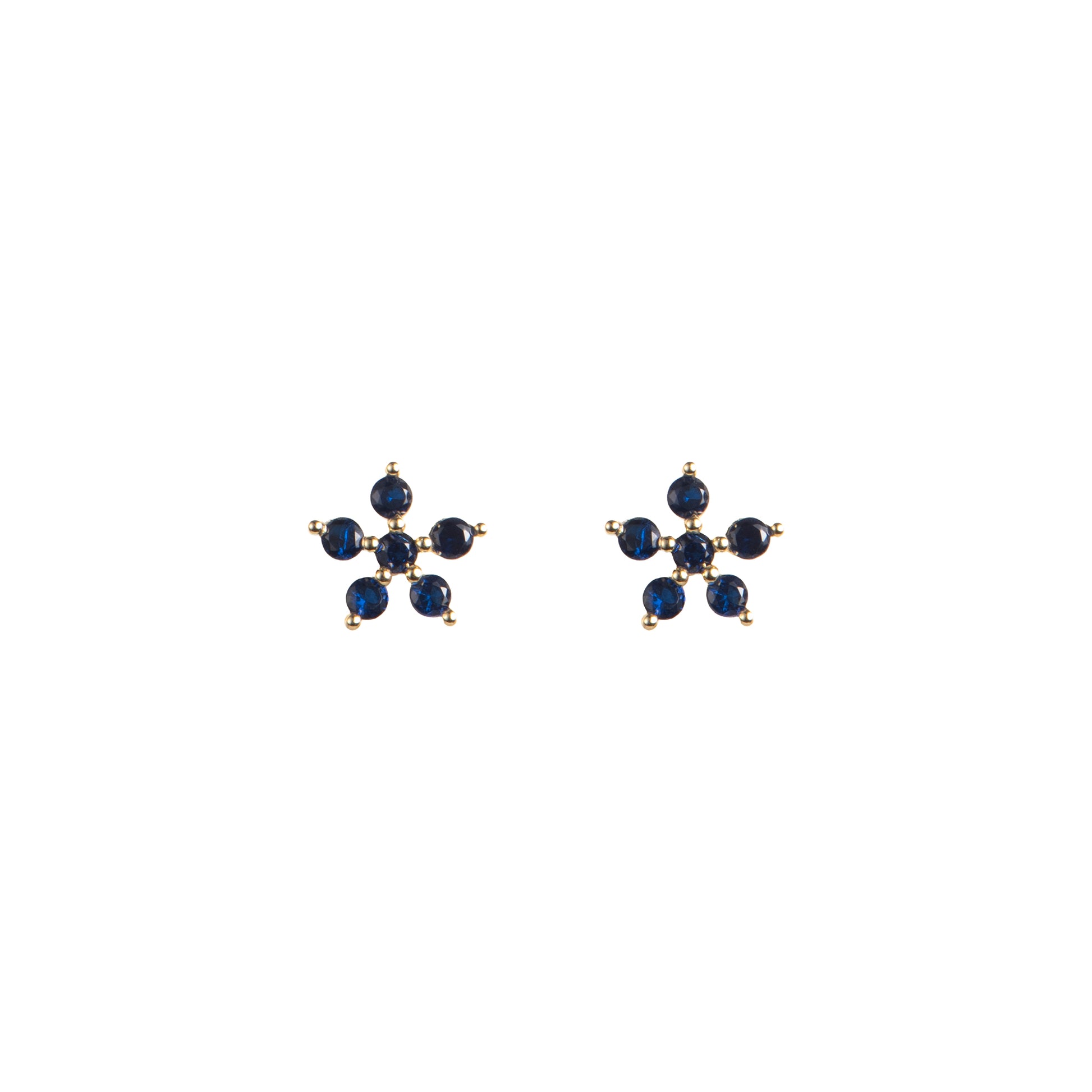 Orecchini pendenti in argento 925 con zirconi - Orecchini Floral Gem Argento 925