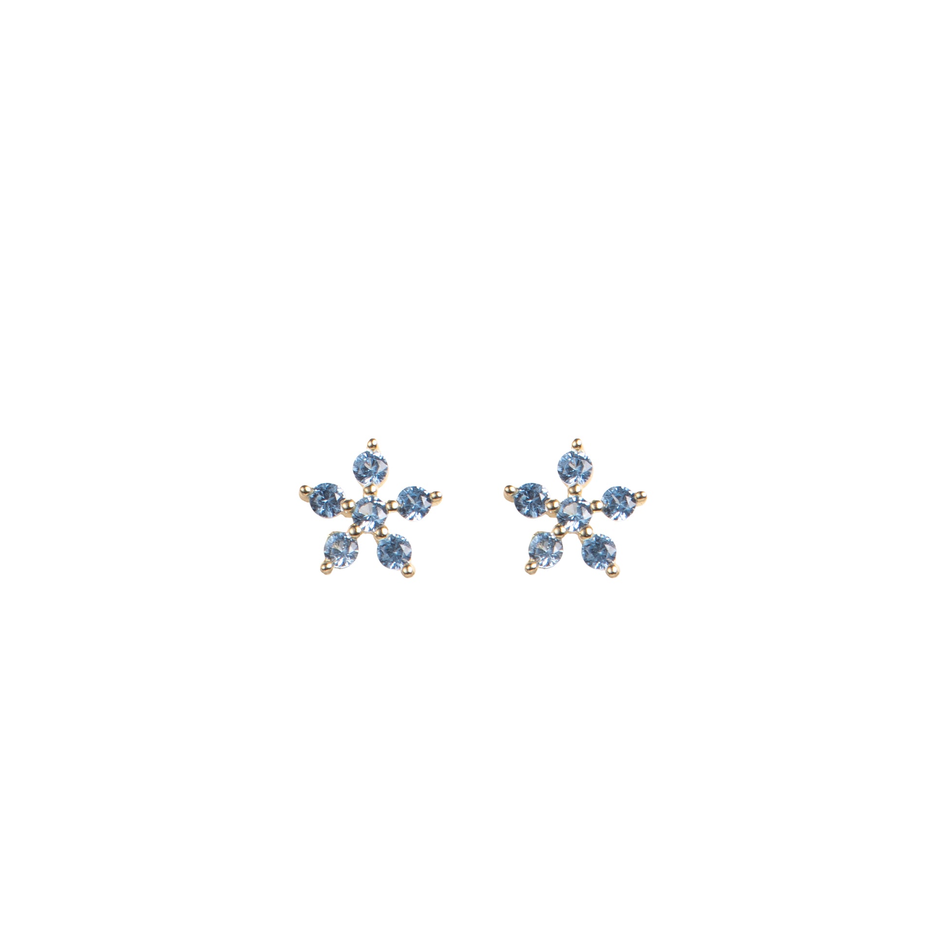 Orecchini pendenti in argento 925 con zirconi - Orecchini Floral Gem Argento 925