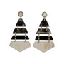 Orecchini pendenti in argento 925 - Orecchini Echi Tribali Three