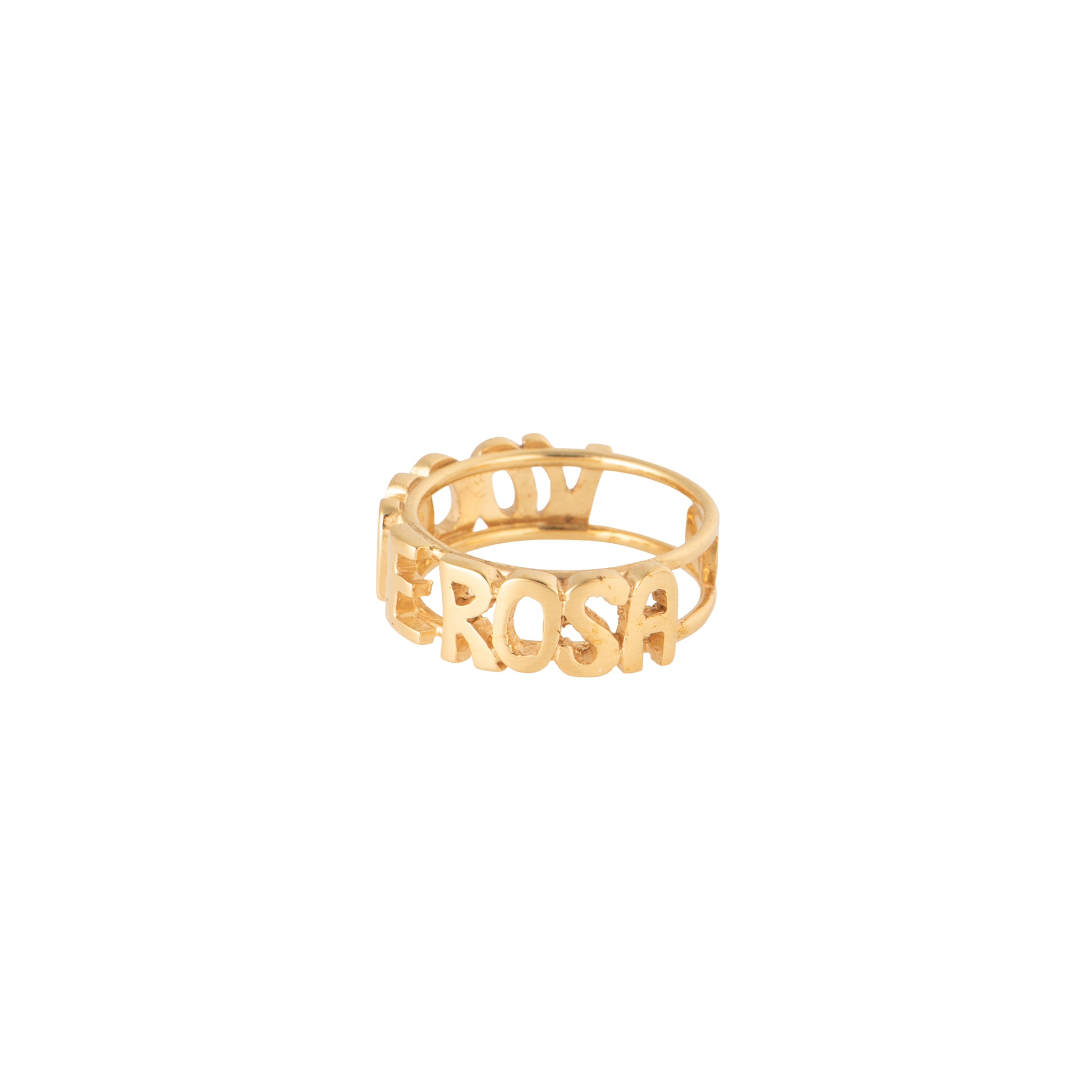 Anello in argento 925 - Anello Voci ‘e Napule - Vocca E Rosa