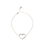 Bracciale con cuore in argento 925 - Bracciale Argento 925 Pure Love