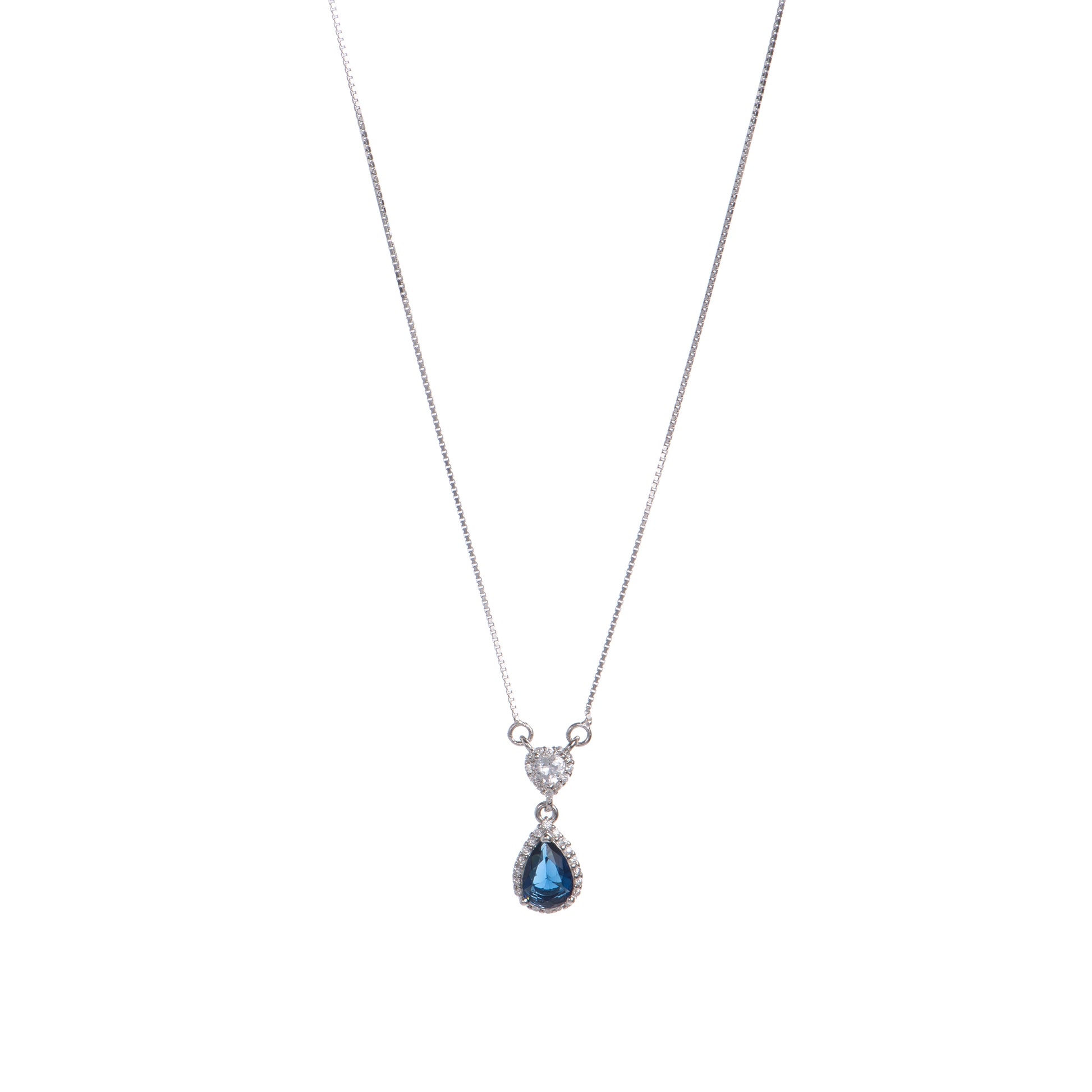 Collana Essenza – Argento 925 con Goccia di Luce