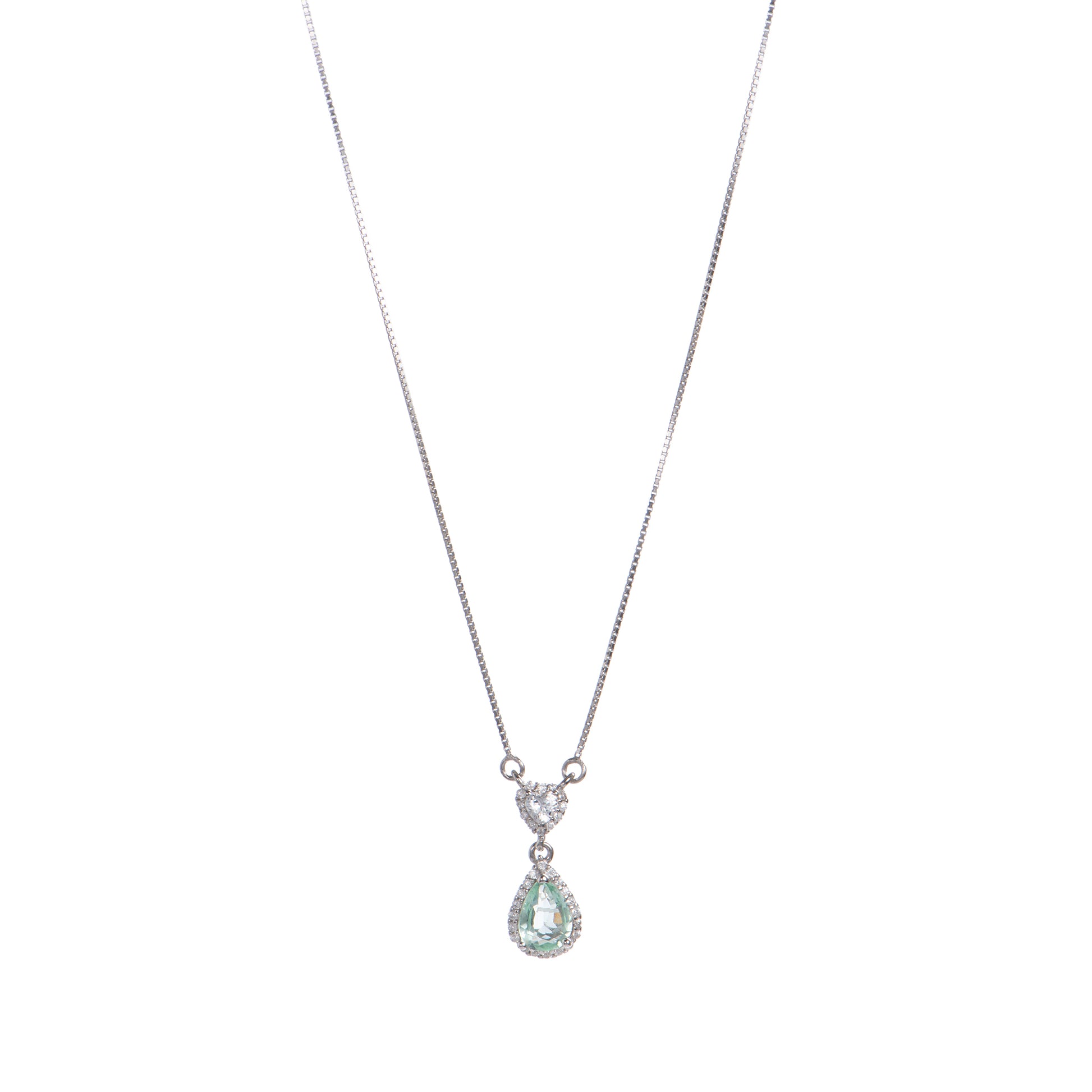Collana Essenza – Argento 925 con Goccia di Luce