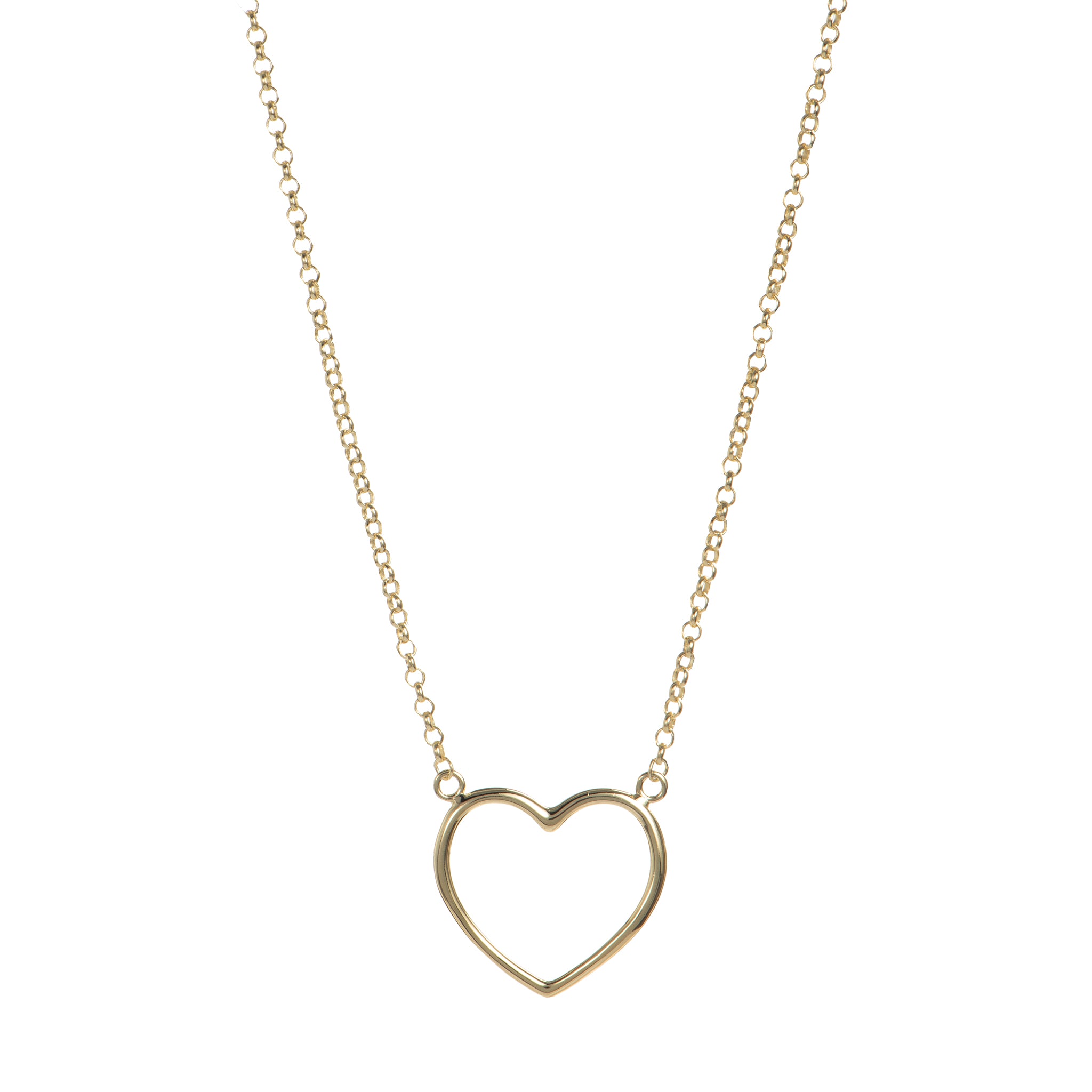 Collana Essence Heart – Cuore a Profilo in Argento 925