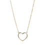Collana con cuore in argento 925 - Collana Essence Heart – Cuore a Profilo in Argento 925