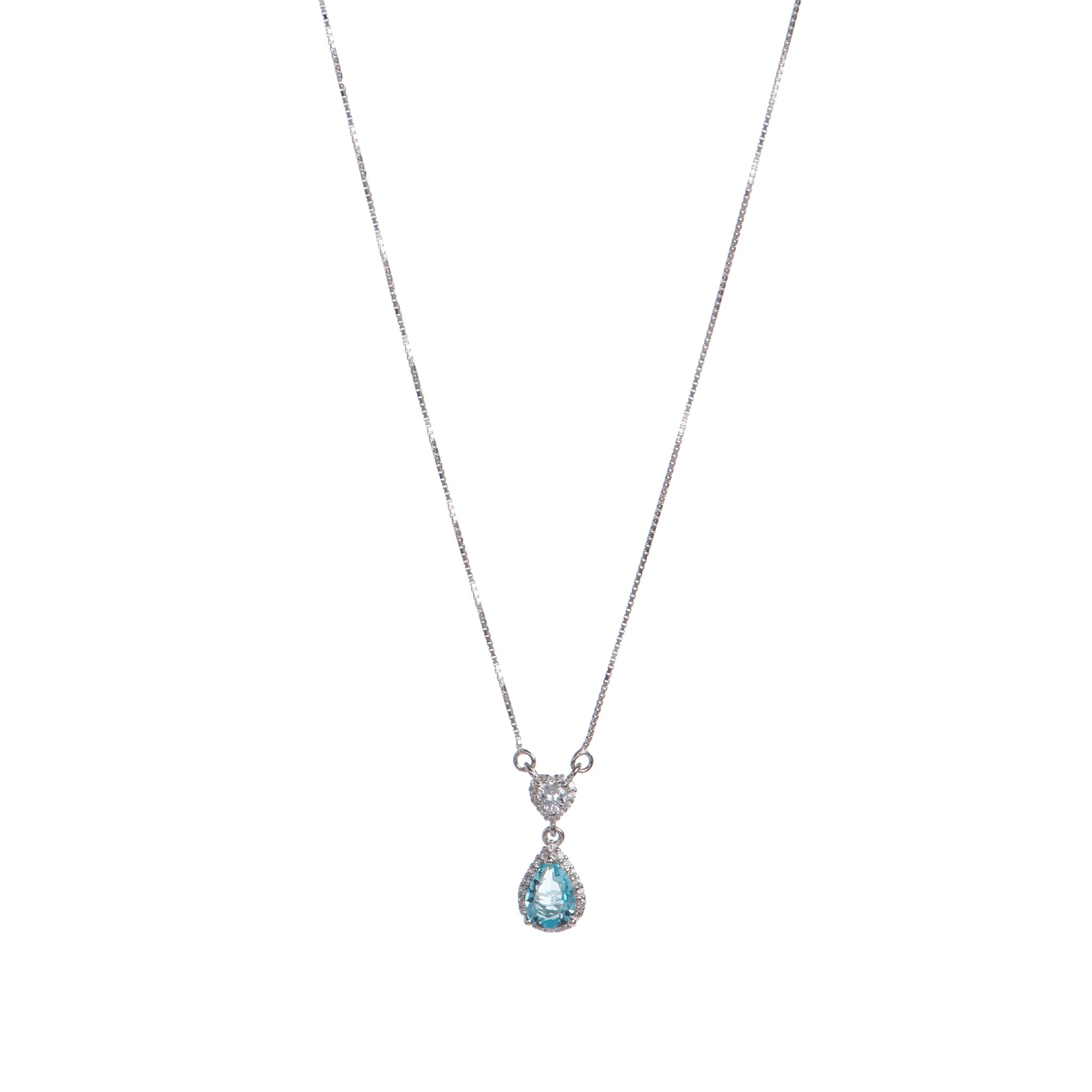 Collana Essenza – Argento 925 con Goccia di Luce