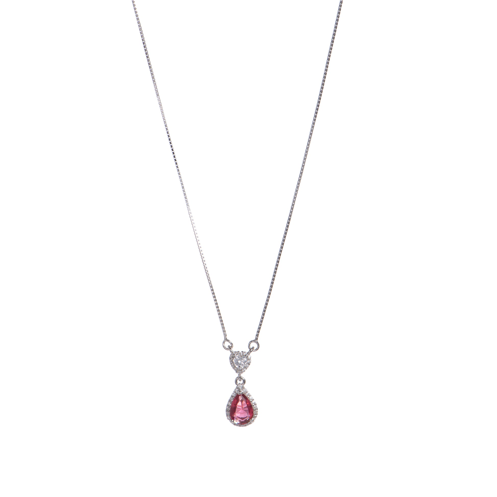 Collana Essenza – Argento 925 con Goccia di Luce