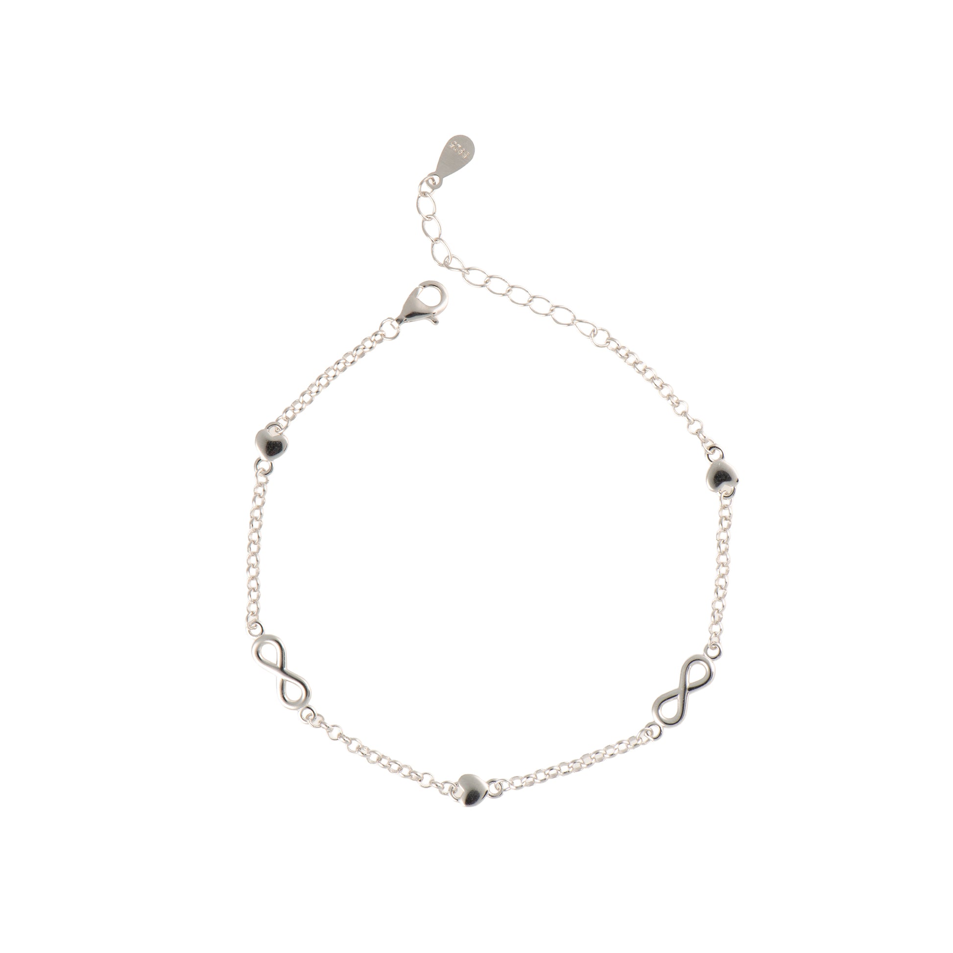 Bracciale in argento 925 - Bracciale Argento 925 Infinity