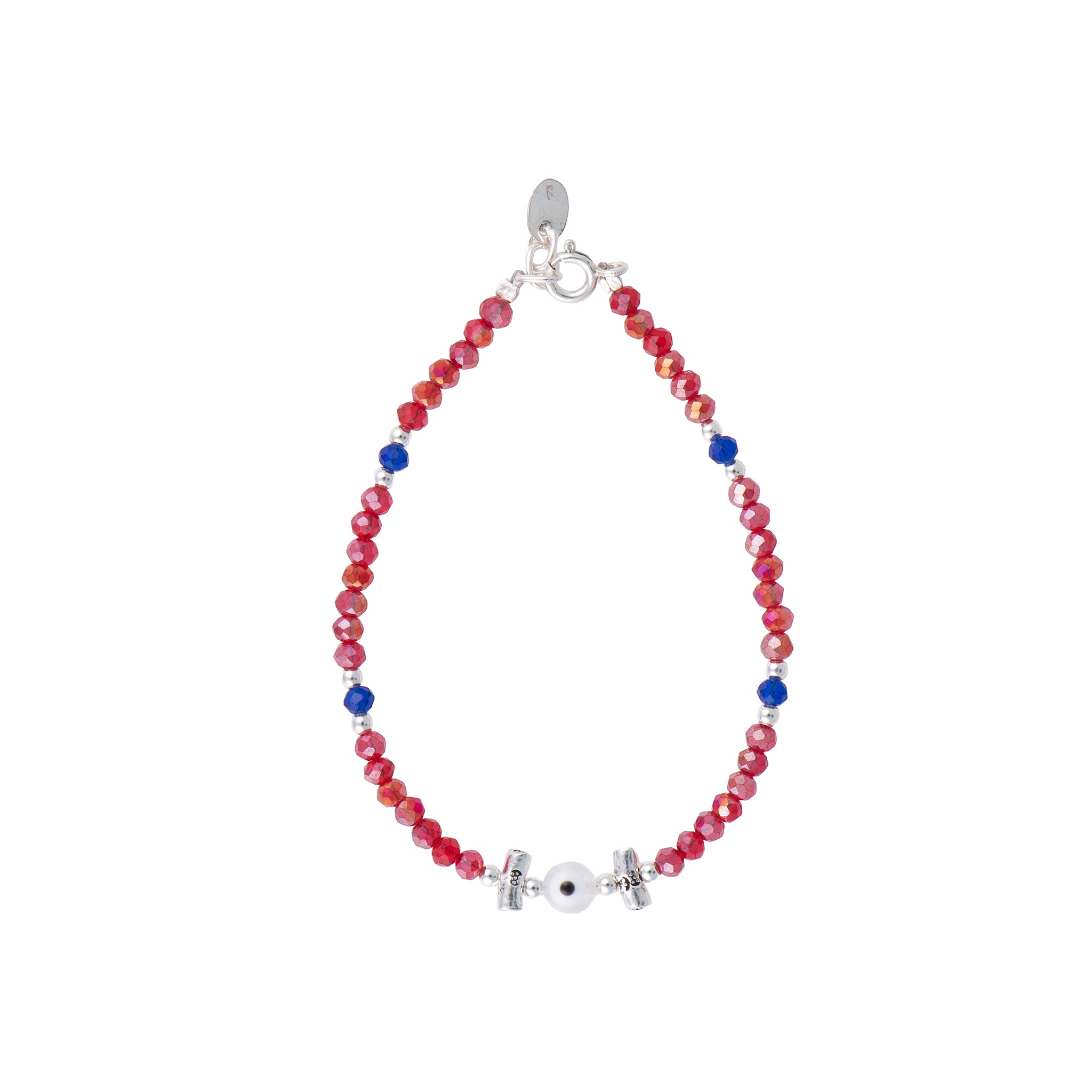 Bracciale in argento 925 - Bracciale Ruby Flame