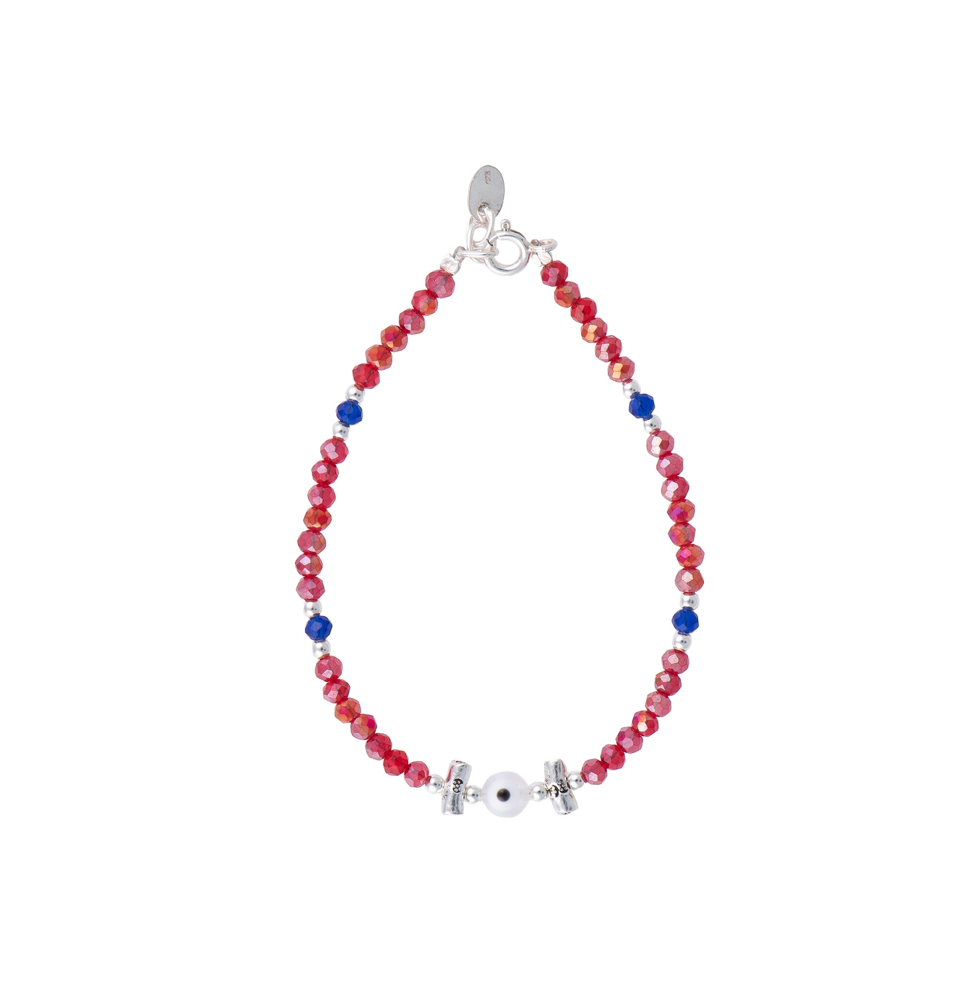 Bracciale in argento 925 - Bracciale Ruby Flame