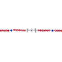 Bracciale in argento 925 - Bracciale Ruby Flame