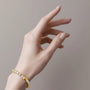 Bracciale in argento 925 con zirconi - Bracciale Royal Gold Infinity