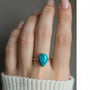 Anello in argento 925 - Anello Drops Argento 925 Azul