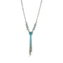 Collana pendenti - Collana Extralong Lariat - grigioazzurro