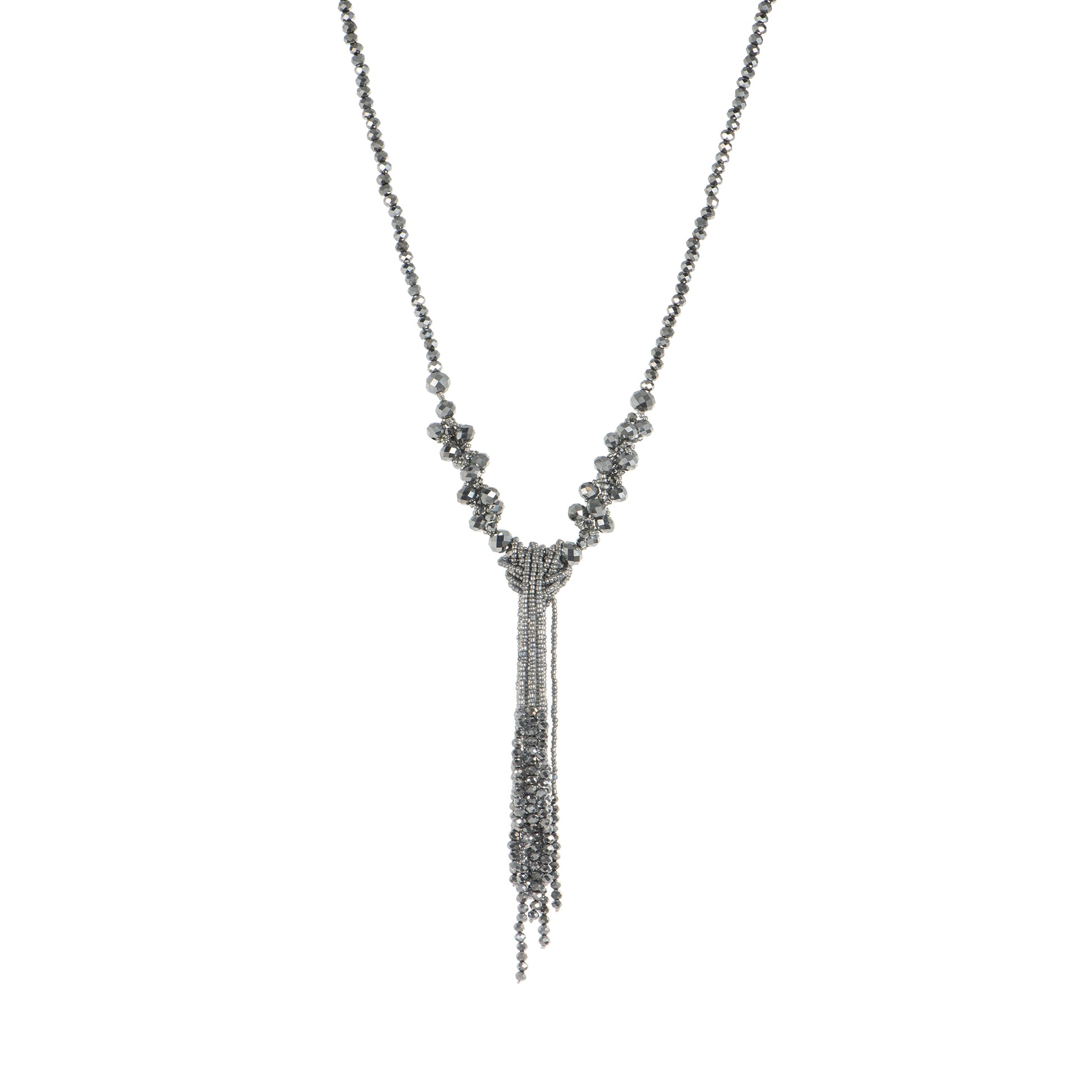 Collana pendenti - Collana Extralong Lariat - silver