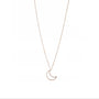 Collana dorato - Collana Half Moon