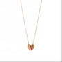 Collana con cuore dorato - Collana Two hearts, One Love