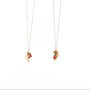 Collana con cuore dorato - Collana Two hearts, One Love