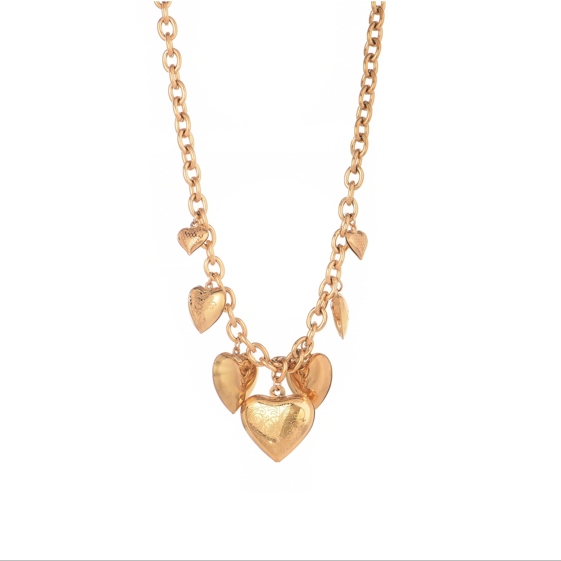 Collana con cuore dorato - Collana Hearts of Gold