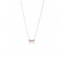 Collana dorato - Collana Crystal Bow